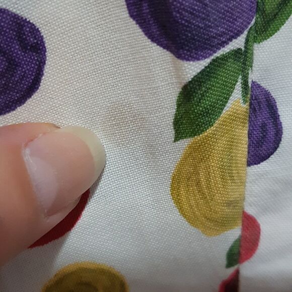 š£HOSTāPICKš£āOOAKĀ BelgianāVintageāFruityāApronāDress - Picture 14 of 15